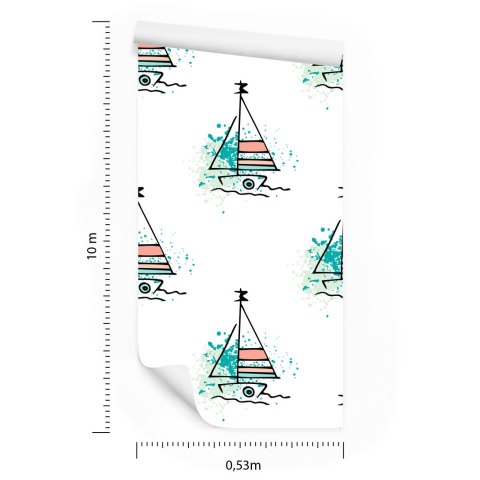 Tapeta Minimalistyczne Żaglówki