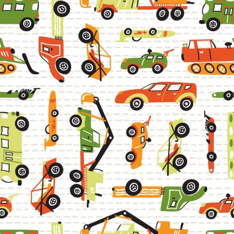 Tapeta Z Samochodami, Ciężarówki, Pokój Dziecięcy Tapeta Z Samochodami, Ciężarówki, Pokój Dziecięcy