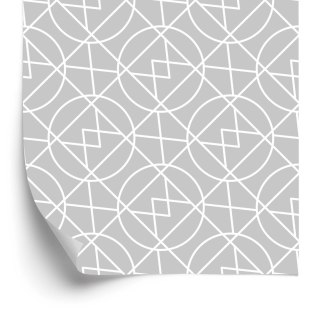 Tapeta Geometryczna Abstrakcja W Odcieniach Szarości