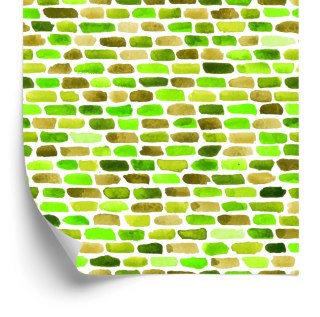 Tapeta Kolorowe Cegiełki - Akwarela