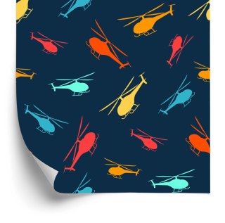 Tapeta Kolorowe Nowoczesne Helikoptery