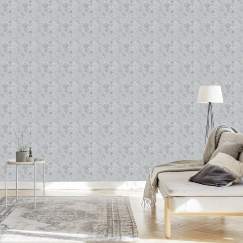 Tapeta Modernistyczny Beton W Formie Mozaiki