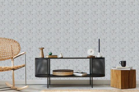 Tapeta Modernistyczny Beton W Formie Mozaiki