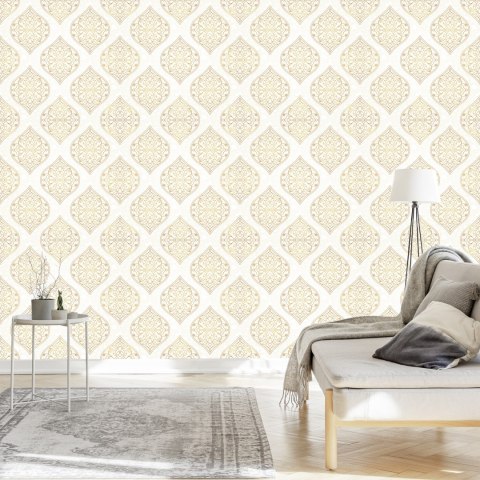 Tapeta Retro - Ornamenty W Stylu Wschodnim