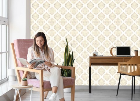 Tapeta Retro - Ornamenty W Stylu Wschodnim