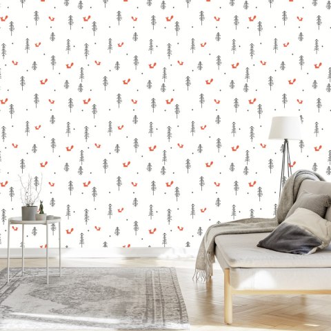 Tapeta Minimalistyczne Liski
