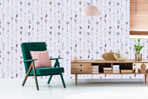 Tapeta Pióra W Stylu Boho