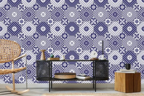 Tapeta Ornamenty - Patchwork