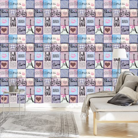 Tapeta Paryski Patchwork
