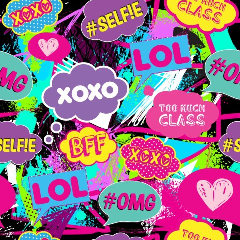 Tapeta Pop-Art Chat