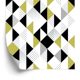 Tapeta Geometryczna - Kolorowe Trójkąty