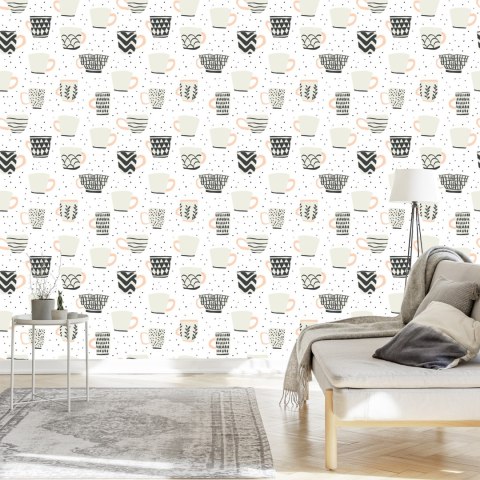 Tapeta Ścienna Do Jadalni W Stylu Skandynawskim