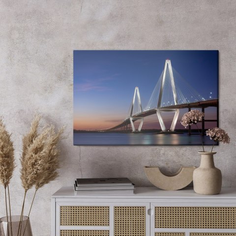 Obraz Na Płótnie Most Arthur Ravenel Jr. Bridge, Usa Obraz Na Płótnie Most Arthur Ravenel Jr. Bridge, Usa