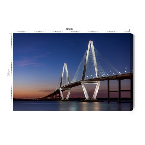 Obraz Na Płótnie Most Arthur Ravenel Jr. Bridge, Usa Obraz Na Płótnie Most Arthur Ravenel Jr. Bridge, Usa