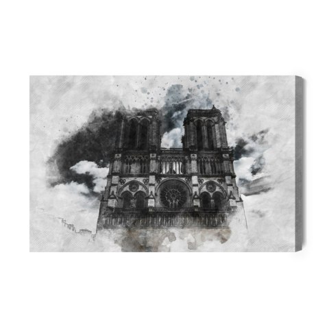 Obraz Na Płótnie Katedra Notre Dame, Paryż Obraz Na Płótnie Katedra Notre Dame, Paryż