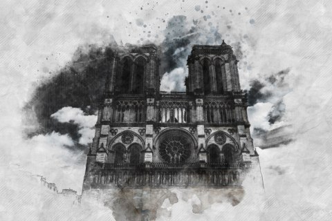 Obraz Na Płótnie Katedra Notre Dame, Paryż Obraz Na Płótnie Katedra Notre Dame, Paryż