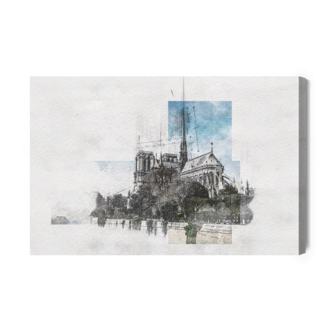 Obraz Na Płótnie Katedra Notre Dame, Paryż Obraz Na Płótnie Katedra Notre Dame, Paryż
