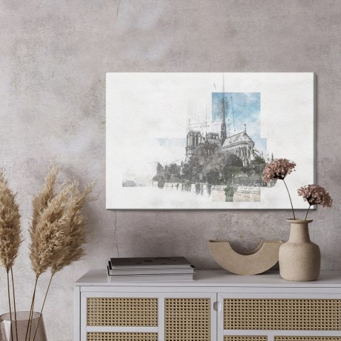 Obraz Na Płótnie Katedra Notre Dame, Paryż Obraz Na Płótnie Katedra Notre Dame, Paryż