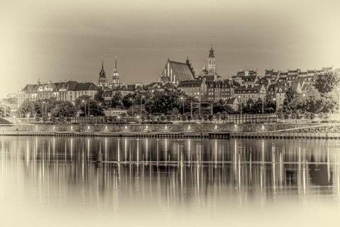 Obraz Na Płótnie Warszawa I Wisła Obraz Na Płótnie Warszawa I Wisła