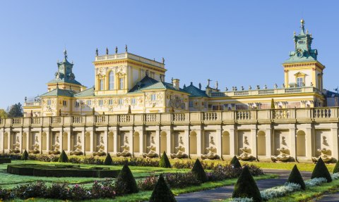 Obraz Na Płótnie Wilanów W Warszawie Obraz Na Płótnie Wilanów W Warszawie