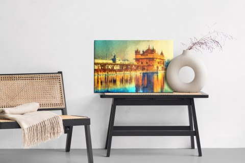 Obraz Na Płótnie Złota Świątynia W Amritsar Obraz Na Płótnie Złota Świątynia W Amritsar