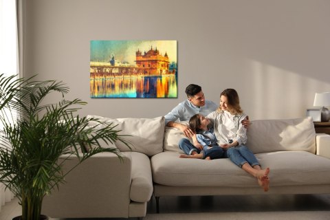Obraz Na Płótnie Złota Świątynia W Amritsar Obraz Na Płótnie Złota Świątynia W Amritsar