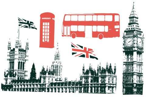 Obraz Na Płótnie Atrakcje Turystyczne W Londynie Obraz Na Płótnie Atrakcje Turystyczne W Londynie