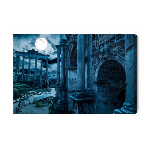 Obraz Na Płótnie Forum Romanum Nocą Obraz Na Płótnie Forum Romanum Nocą