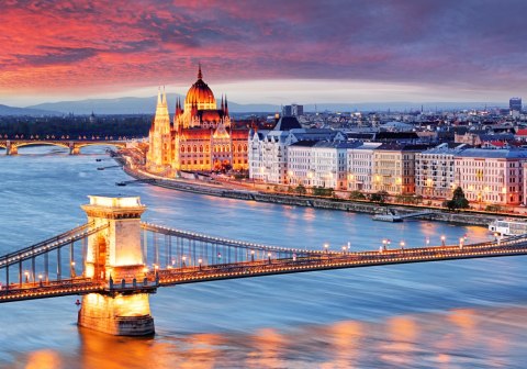 Obraz Na Płótnie Most Nocą Obraz Na Płótnie Most Nocą