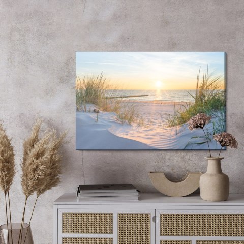 Obraz Na Płótnie Plaża Morze Wydmy Obraz Na Płótnie Plaża Morze Wydmy