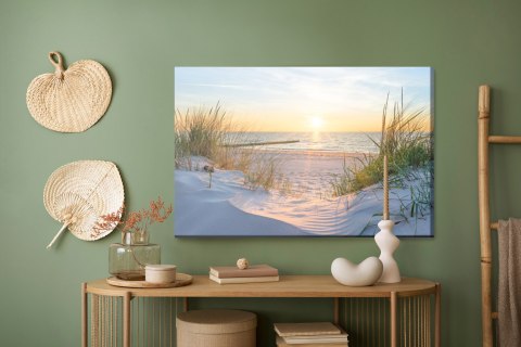 Obraz Na Płótnie Plaża Morze Wydmy Obraz Na Płótnie Plaża Morze Wydmy