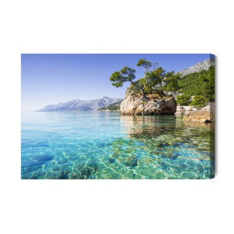 Obraz Na Płótnie Riwiera Makarska, Chorwacja Obraz Na Płótnie Riwiera Makarska, Chorwacja