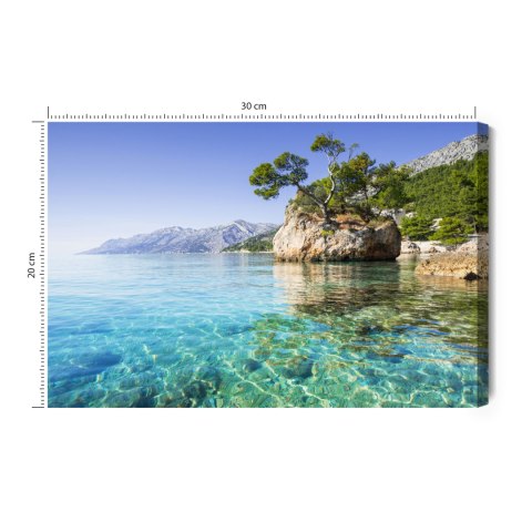 Obraz Na Płótnie Riwiera Makarska, Chorwacja Obraz Na Płótnie Riwiera Makarska, Chorwacja