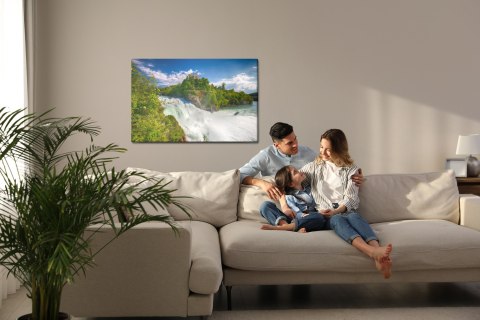Obraz Na Płótnie Wodospad Rheinfall W Szwajcarii Obraz Na Płótnie Wodospad Rheinfall W Szwajcarii