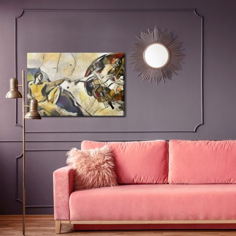 Obraz Na Płótnie Stworzenie Adama Na Styl Pablo Picasso Obraz Na Płótnie Stworzenie Adama Na Styl Pablo Picasso