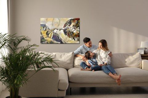 Obraz Na Płótnie Stworzenie Adama Na Styl Pablo Picasso Obraz Na Płótnie Stworzenie Adama Na Styl Pablo Picasso
