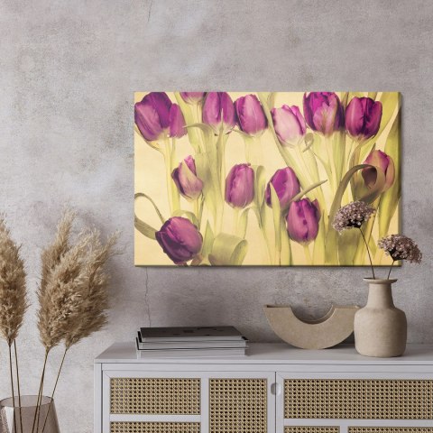 Obraz Na Płótnie Tulipany W Stylu Retro Obraz Na Płótnie Tulipany W Stylu Retro
