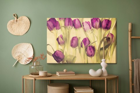 Obraz Na Płótnie Tulipany W Stylu Retro Obraz Na Płótnie Tulipany W Stylu Retro