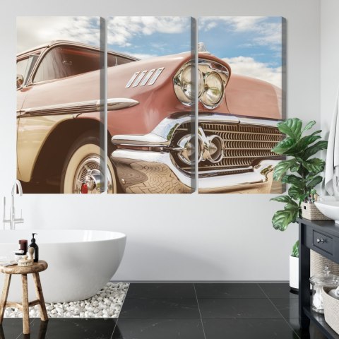 Obraz Wieloczęściowy Amerykańskie Auto Z Lat 50-Tych Xx Wieku Obraz Wieloczęściowy Amerykańskie Auto Z Lat 50-Tych Xx Wieku