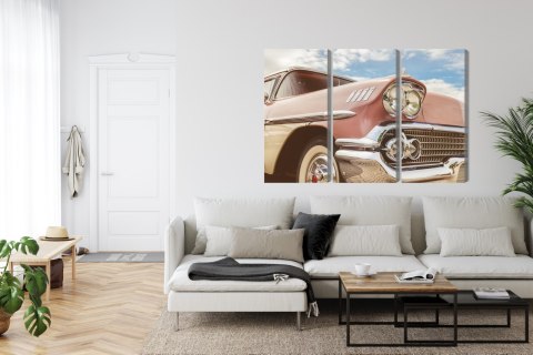 Obraz Wieloczęściowy Amerykańskie Auto Z Lat 50-Tych Xx Wieku Obraz Wieloczęściowy Amerykańskie Auto Z Lat 50-Tych Xx Wieku