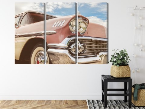 Obraz Wieloczęściowy Amerykańskie Auto Z Lat 50-Tych Xx Wieku Obraz Wieloczęściowy Amerykańskie Auto Z Lat 50-Tych Xx Wieku