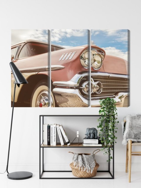 Obraz Wieloczęściowy Amerykańskie Auto Z Lat 50-Tych Xx Wieku Obraz Wieloczęściowy Amerykańskie Auto Z Lat 50-Tych Xx Wieku