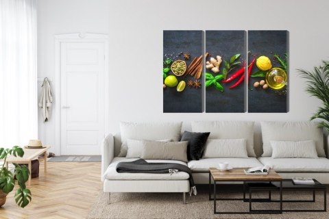 Obraz Wieloczęściowy Świeże Aromatyczne Przyprawy Obraz Wieloczęściowy Świeże Aromatyczne Przyprawy