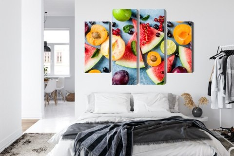 Obraz Wieloczęściowy Wakacyjne Owoce Obraz Wieloczęściowy Wakacyjne Owoce