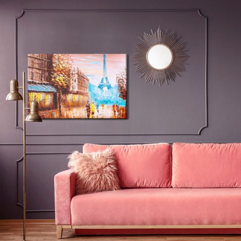 Obraz Na Płótnie Abstrakcyjny Widok Na Paryż Obraz Na Płótnie Abstrakcyjny Widok Na Paryż