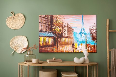 Obraz Na Płótnie Abstrakcyjny Widok Na Paryż Obraz Na Płótnie Abstrakcyjny Widok Na Paryż
