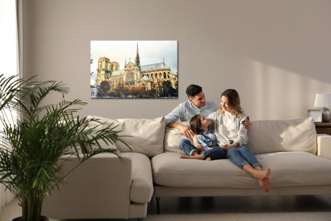 Obraz Na Płótnie Katedra Notre Dame Jak Malowana Obraz Na Płótnie Katedra Notre Dame Jak Malowana