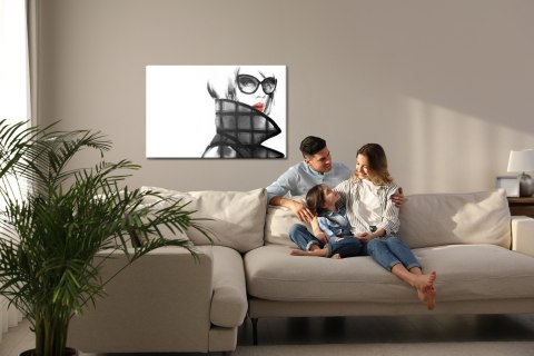 Obraz Na Płótnie Stylowy Kobiecy Portret Obraz Na Płótnie Stylowy Kobiecy Portret