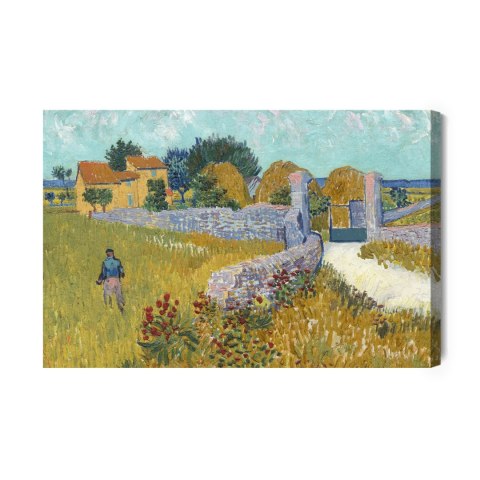 Obraz Na Płótnie Vincent Van Gogh "Dom Wiejski W Prowansji" Reprodukcja Obraz Na Płótnie Vincent Van Gogh "Dom Wiejski W Prowansji" Reprodukcja