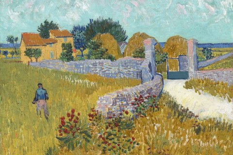 Obraz Na Płótnie Vincent Van Gogh "Dom Wiejski W Prowansji" Reprodukcja Obraz Na Płótnie Vincent Van Gogh "Dom Wiejski W Prowansji" Reprodukcja